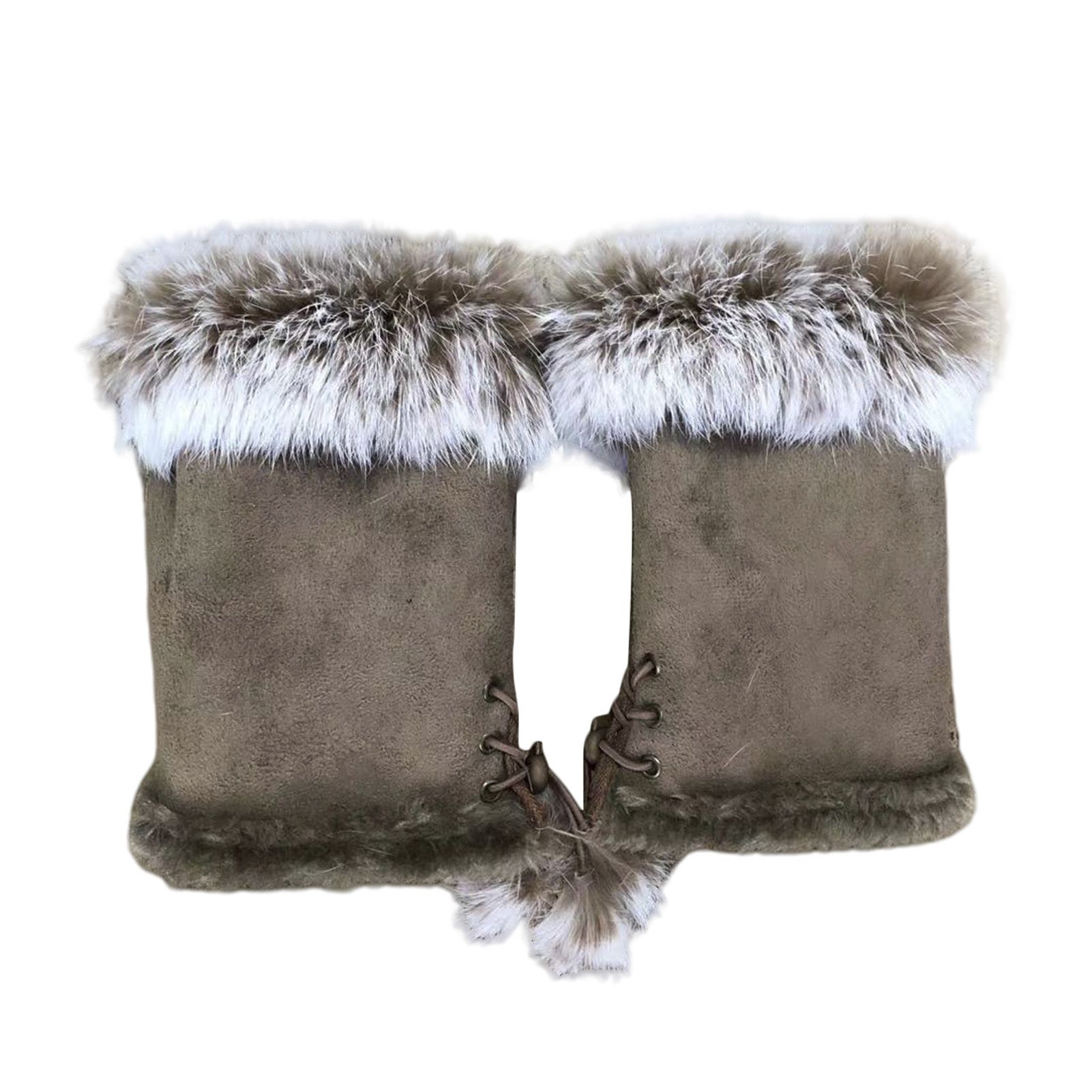 Women Gloves Plush Lining Pure Color Fashion Appeare Gloves