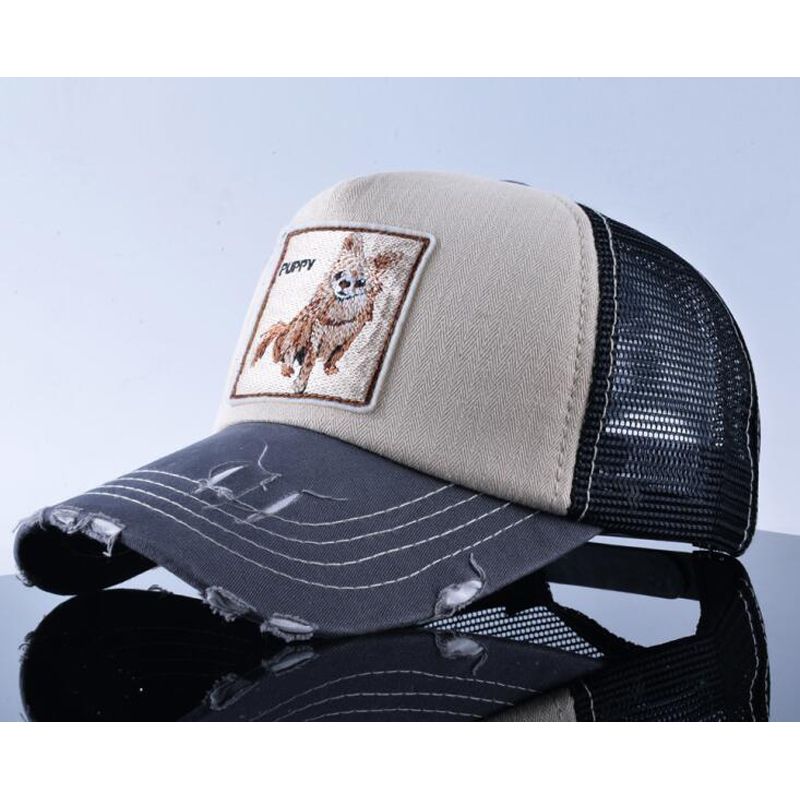 Cute Poppy Baseball Cap Summer Breathable Mesh Trucker Bones For Men Snapback Hip Hop Hat Drake Casquette Homme