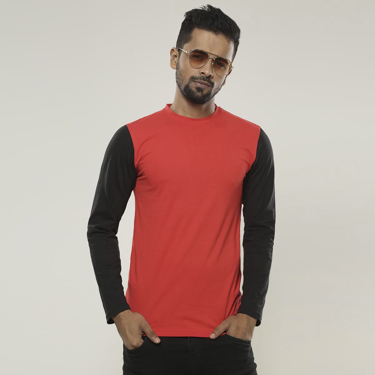 Full Sleeve Casual T-Shirt For Mens
