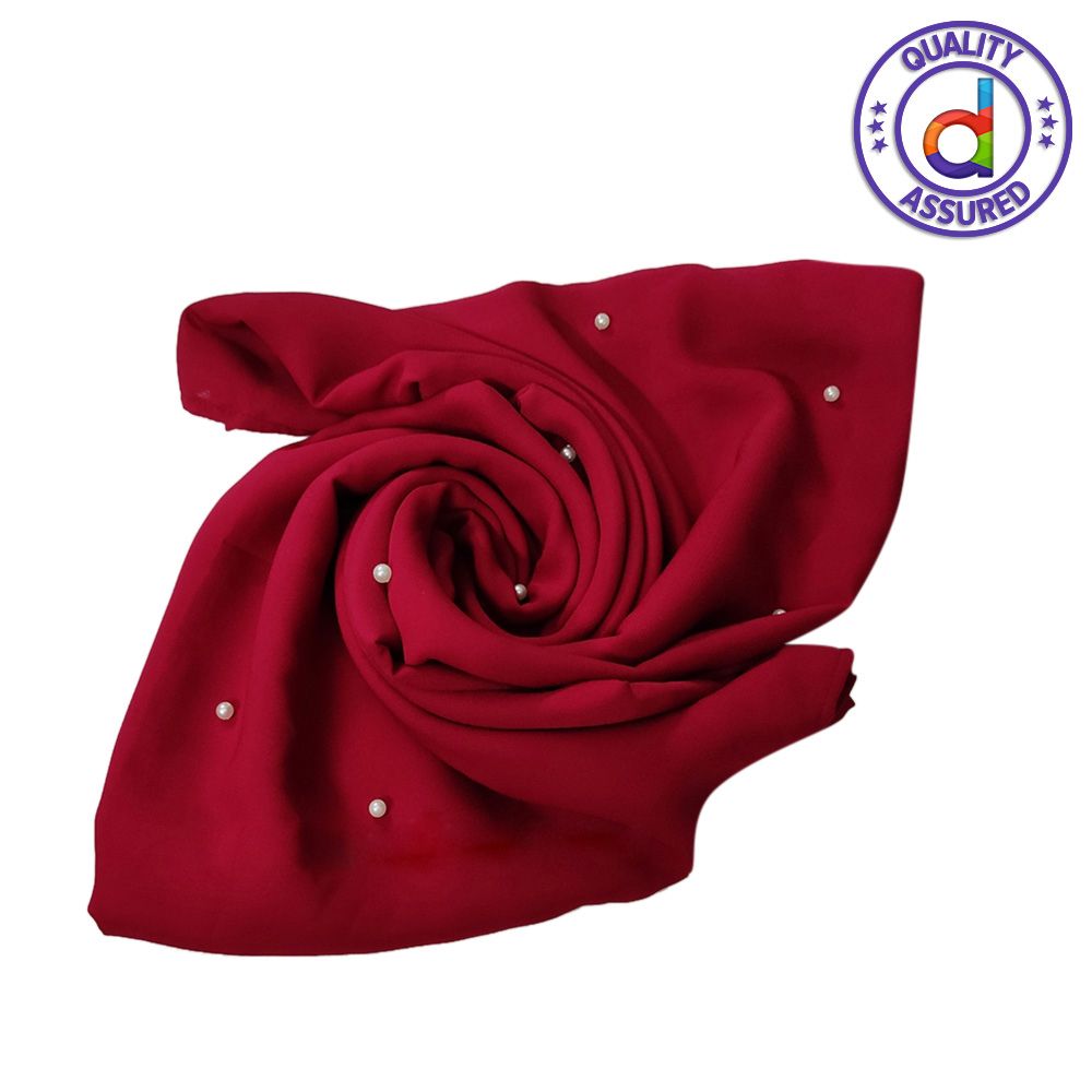 Hijab Pearl Locked Chiffon Georgette Premium Quality Size : 90 Inch X 30 Inch - Hijab Collection - Hijab Collection - Hijab - Hijab Collection