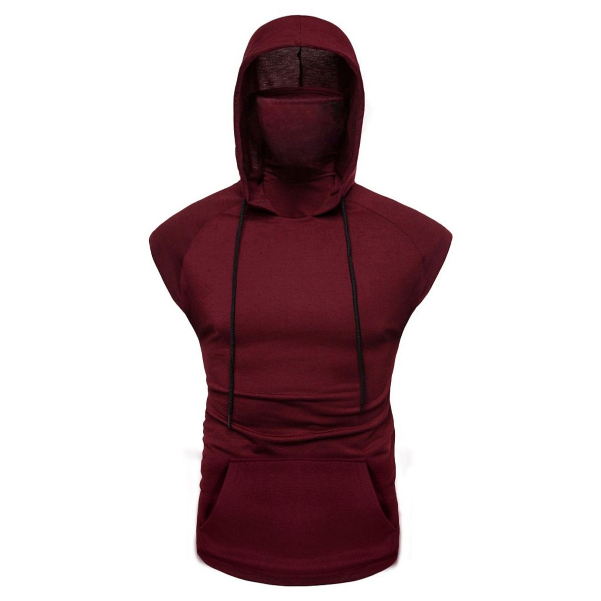 Men Fashion Hooded TaTops Hoodie Sleeveless Tops Male Bodybuilding Workout TaTop Muscle Fitness Gym Clothing Summer