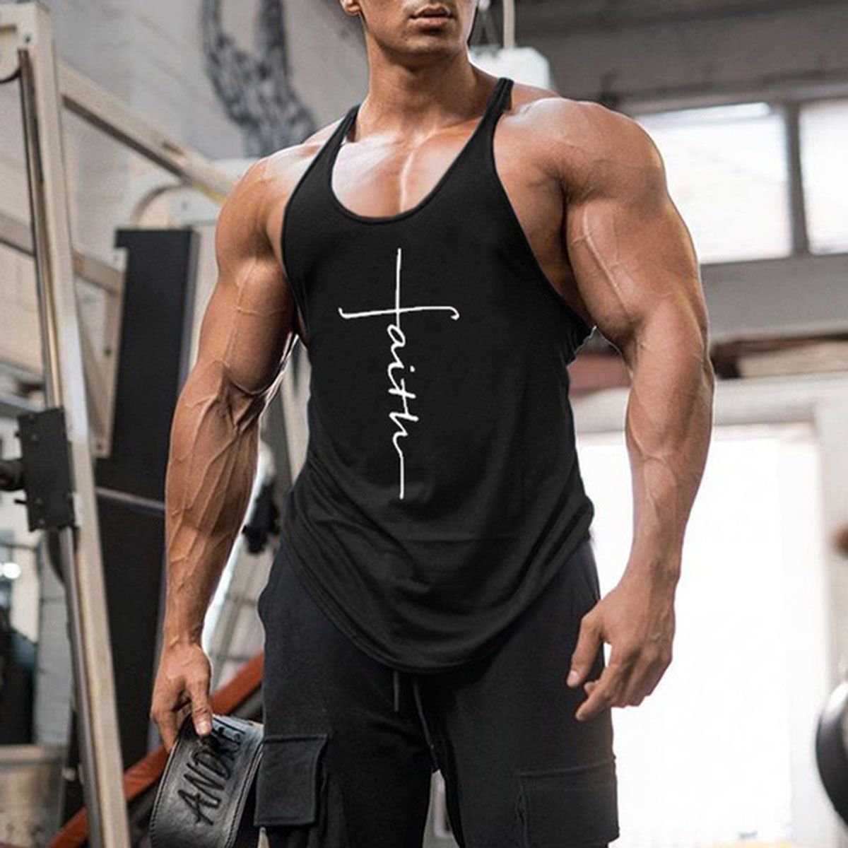 Gym TaTop Men Fitness Clothing Mens Bodybuilding TaTops Summer Gym Clothing for Male Sleeveless Vest Shirts Fashion