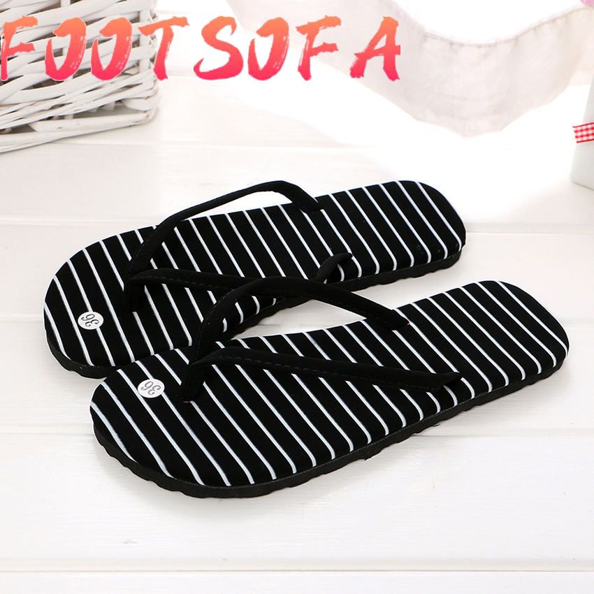 Summer Women Slippers High Quality Beach Sandals Non-slip Zapatos Hombre Casual Flip Flop Slippers Black Leopard Slippers