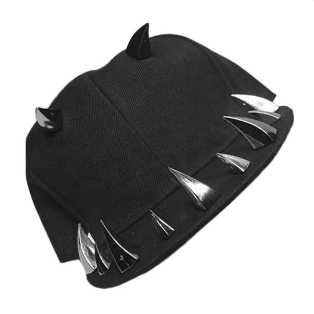 New Korean Style Men Women Rivet Decoration Baseball Caps Trendy Hip Hop Cap
