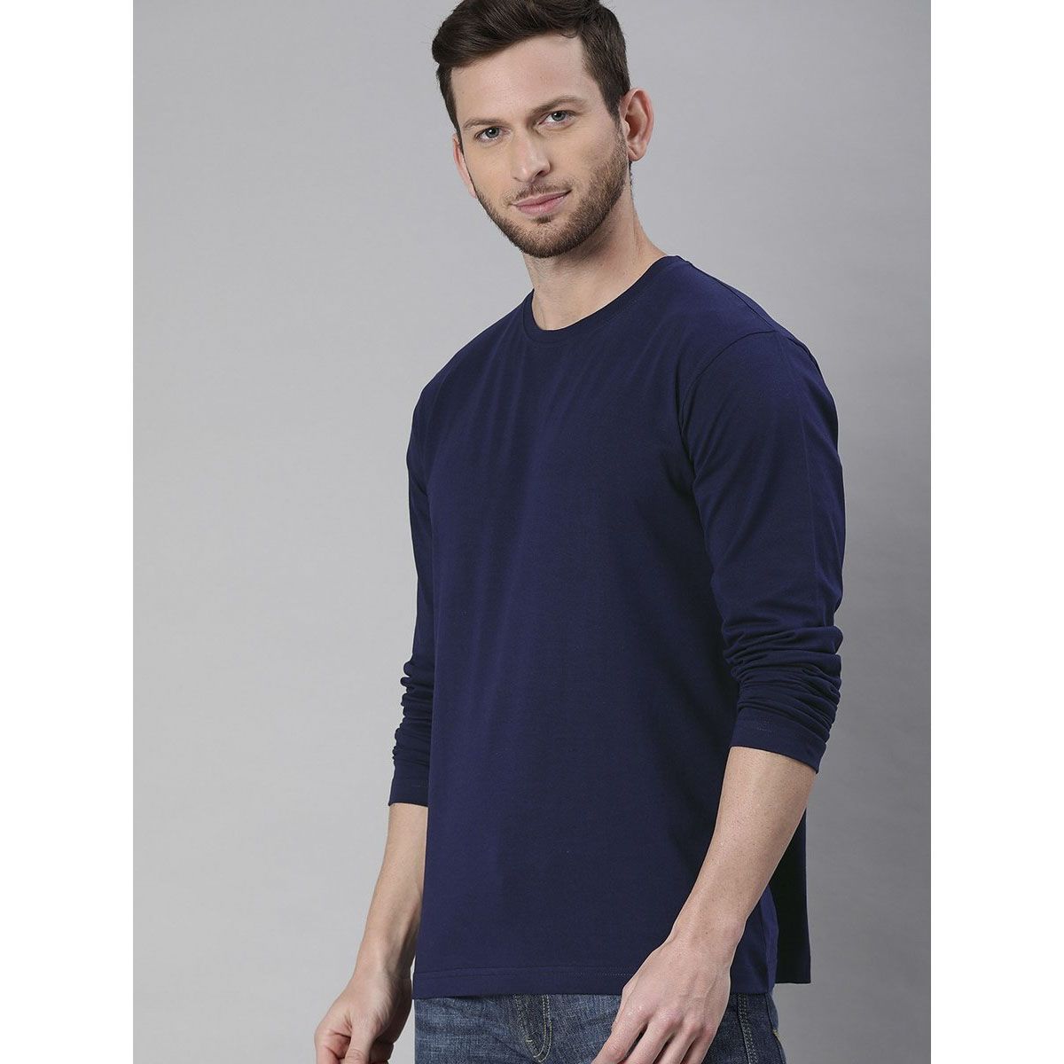 Long Sleeve cotton Tshirt For men