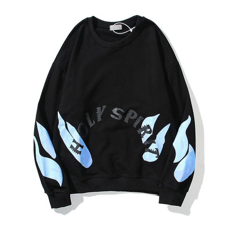 Kanye West Hoodies Men Graffiti Letter Print Lucky me Women Sweatshirt Harajuku Fleece Street  Hop Pullover Bone Loose Hoodie