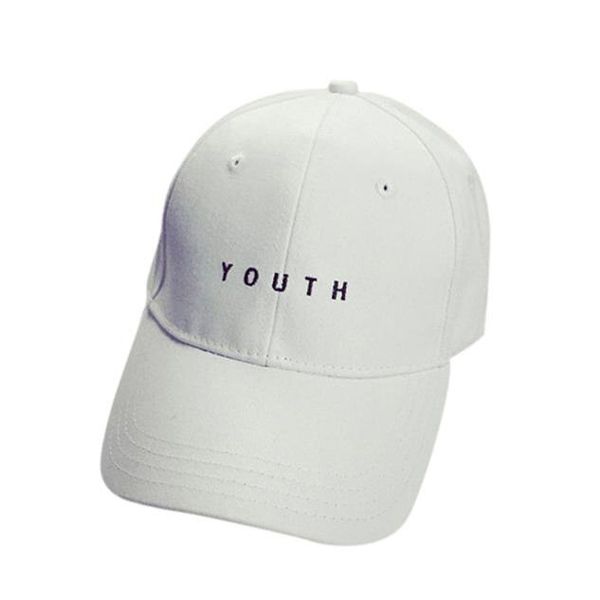 Fashion Cap Women Summer Spring Cotton Women Letter Solid baseball Cap Black White Hat Snapback Women Cap 2020