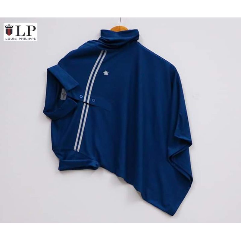 Trendy Fashionable Contrast Cotton Polo Shirt For Men