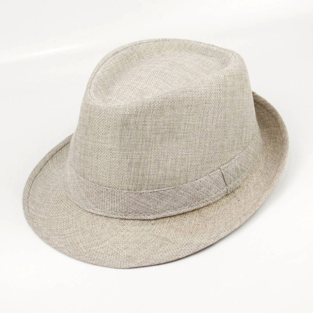 SHOWERSMILE Men Hats Classic Solid Jazz Cap Male Khaki Brand British Style Spring Summer Plain Outdoor Beach Hat