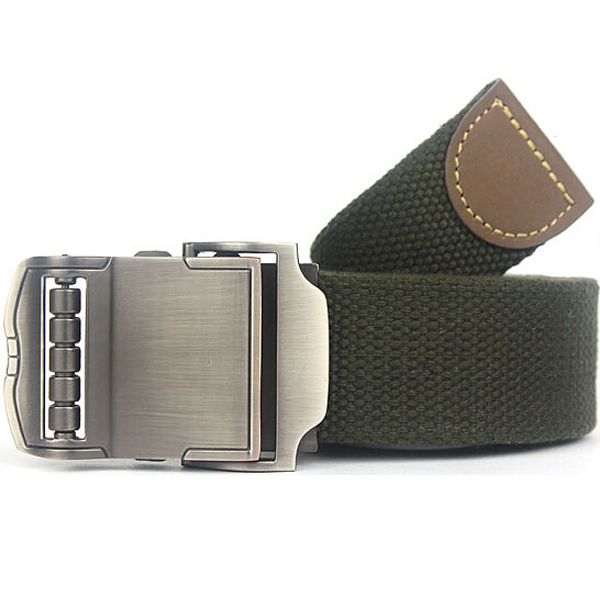 New Sports Car Style Buckle Belt Men Women Canvas Belts High Quality Male Straps Military Equipment Belt Tactical Luxury Belts