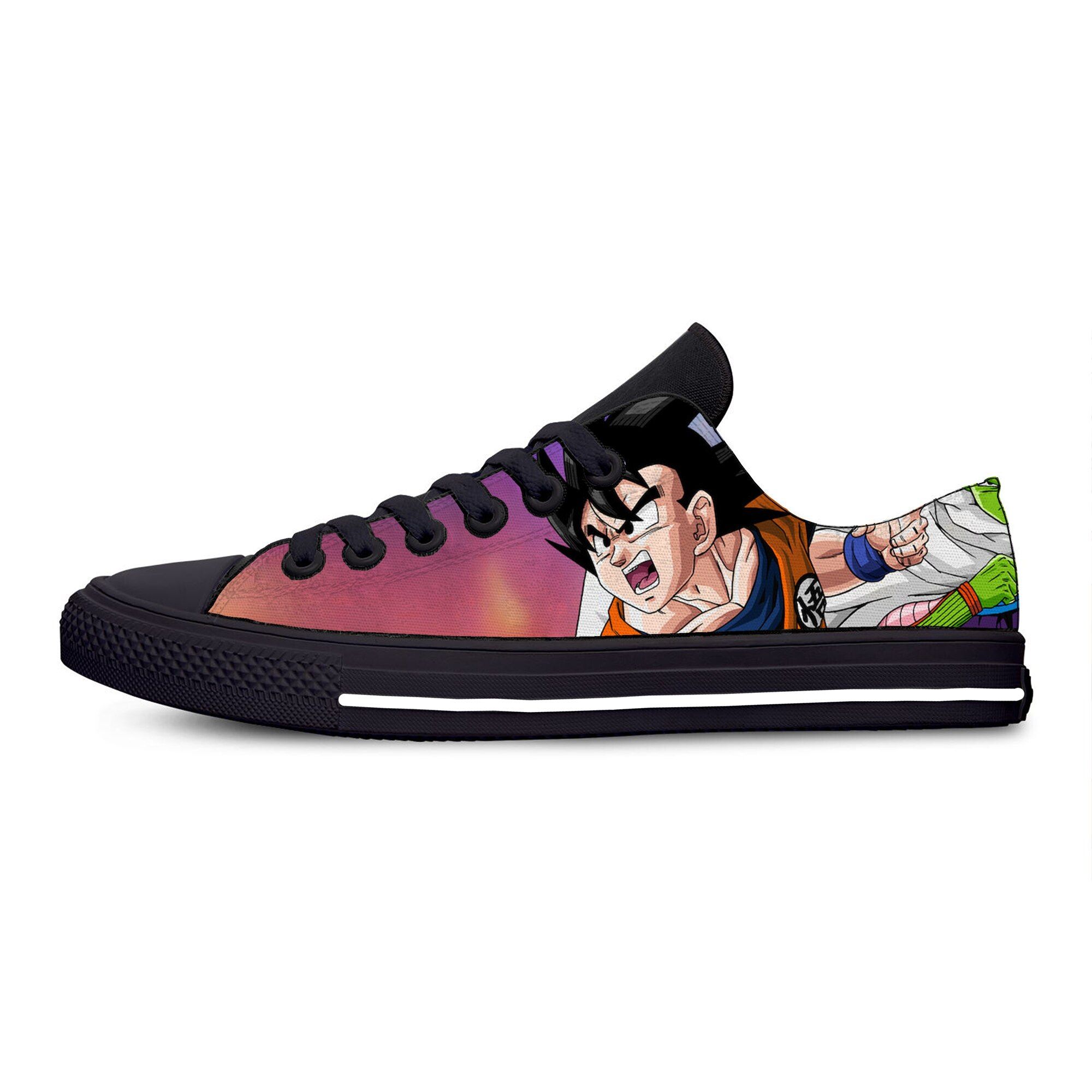 Son Goku 2021 New Autumn Popular Fashion  Anime Men's Shoes Teenager Cartoon StuTrend Shoes Tide Custom Shoes