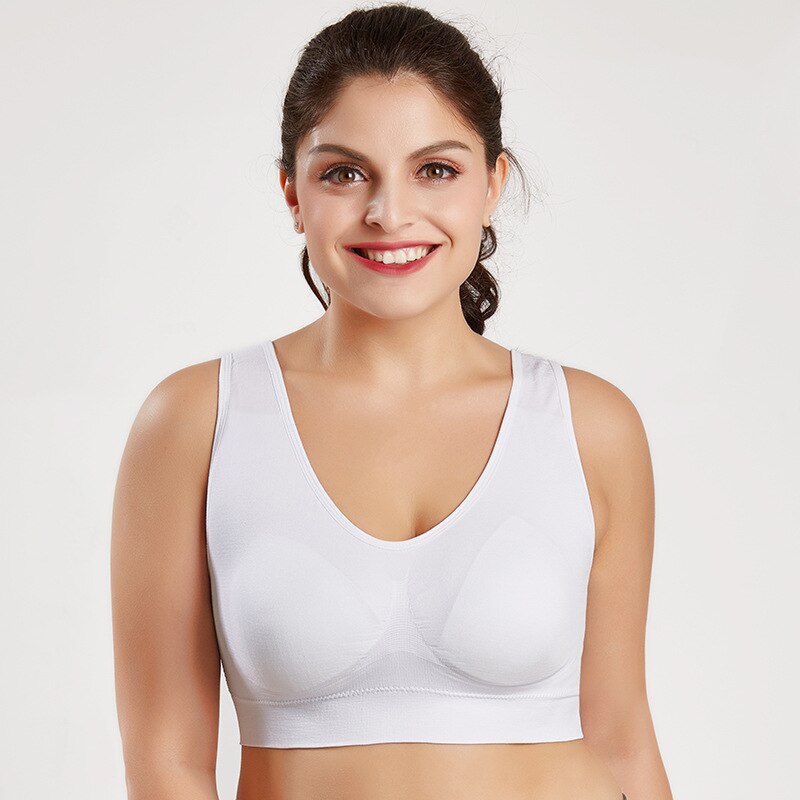 Push Up Bra For Women Plus Size Large Underwear Seamless Fitness 5XL 6XL Big Lingerie Seamless Candy Color Bralette