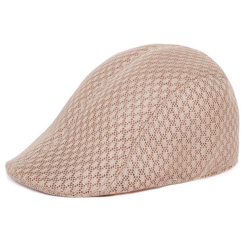 Adjustable Men Spring Summer Sun Newsboy Hats Classic Western Newsboy Caps Cotton B Beret Hat Flat Brim Men Berets Bone Cap