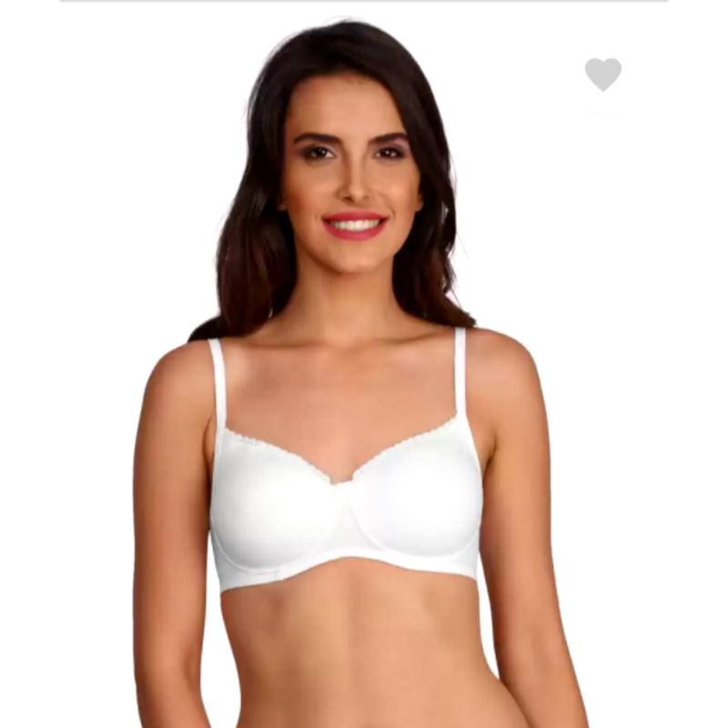 White Net fashionable Bra for woman