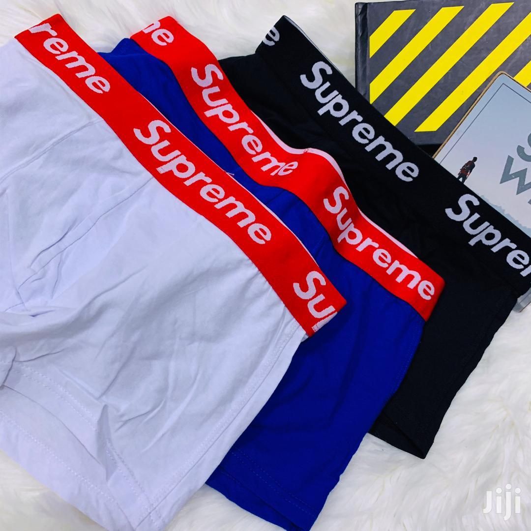 Supreme Boxer Underwear for Men II 100% exported II - 03 pcs in 1 box
