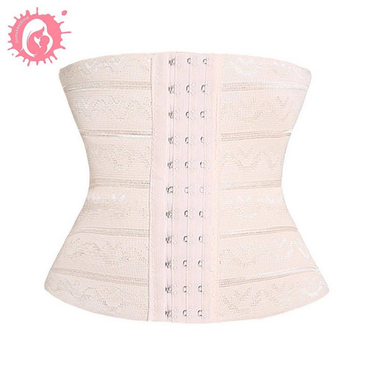 21cm Women WAist Slim TrAiner Body ShAper Slimming Belt   for   PuerperAl Corset ( Beige )  -  intl
