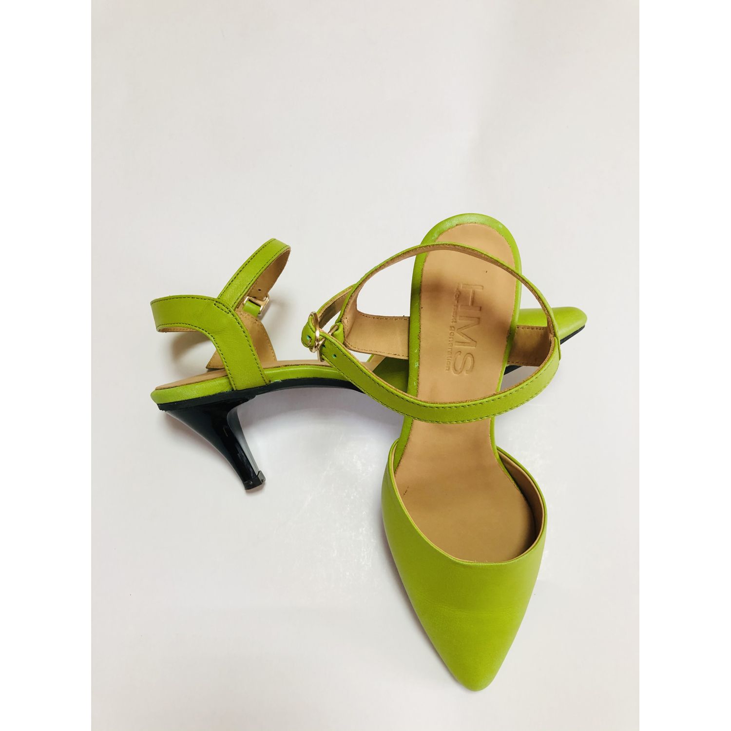 Ladies Leather Heel Shoe