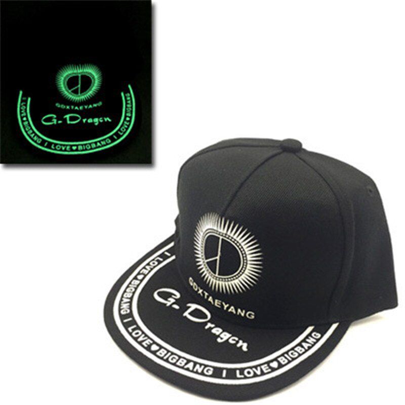 Fluorescence hat for Graffiti Snapback Caps Green glowing cap woman Baseball Cap Boy girls Hip Hop dad Hat jxj301