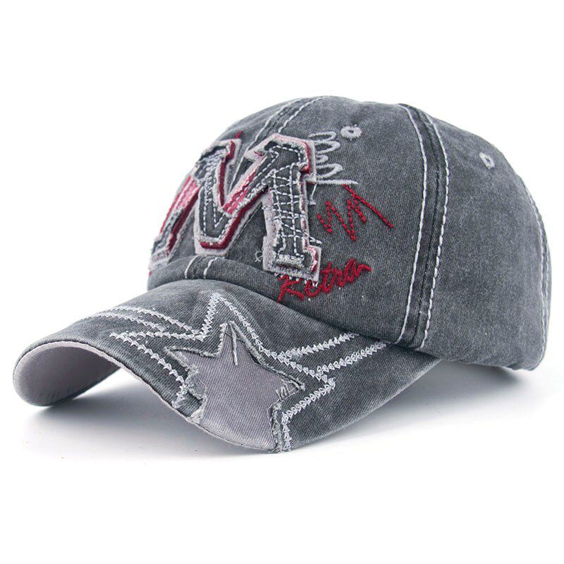 2015 High Summer& Casual Cotton Women And Men M Letter Embroidery Snapback Baseball Caps Hats B280