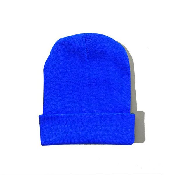 NO.ONEPAUL Hats Men Casual Fashion Knit Beanie Hat Winter Hedging Cap Candy Color Winter Hat Women Beanies