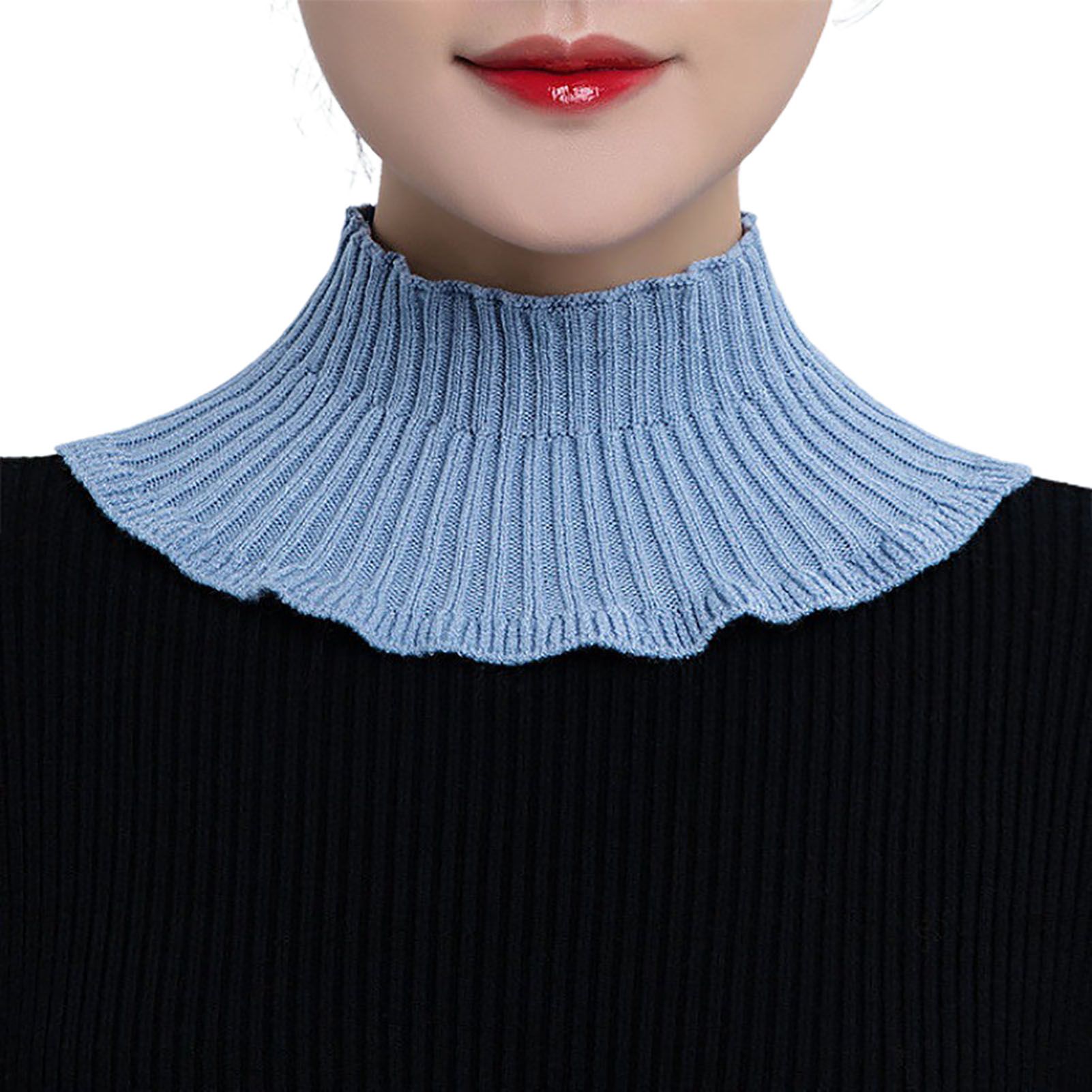 Neck Guard Bright-colored Windproof Ultra-soft False Collar