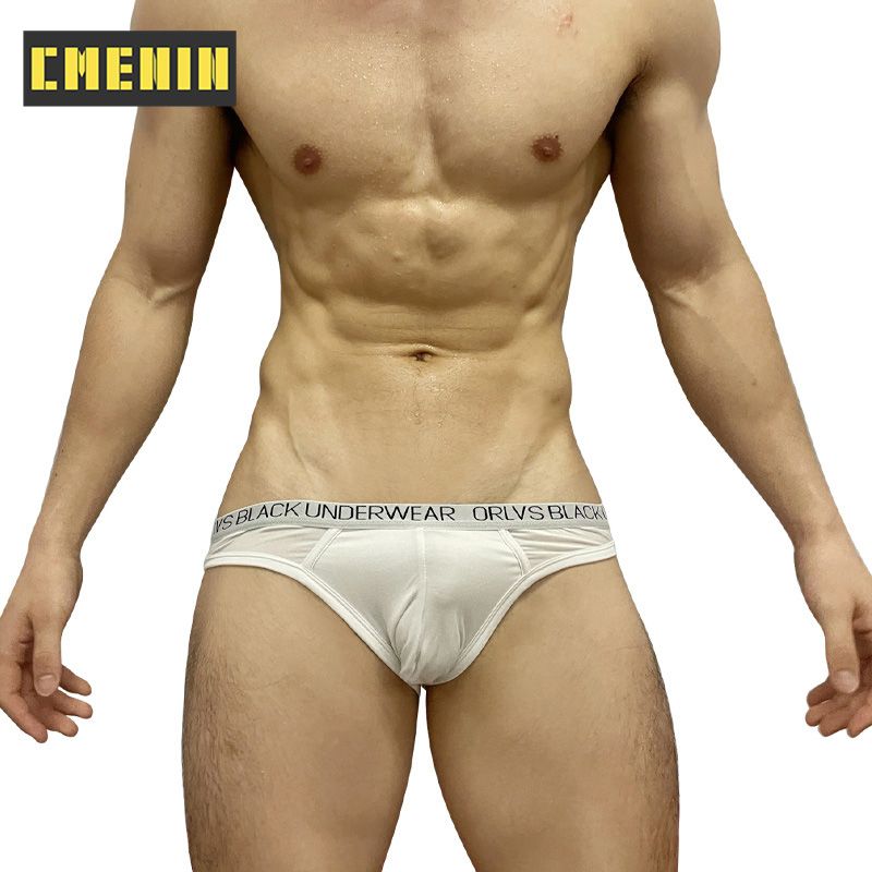 CMENIN Soft ORLVS (1 Pieces) Breathable Polyester  Underwear Men Jockstrap Briefs U Convex Men Underpants Male Panties Solid Mens Innerwear OR6103