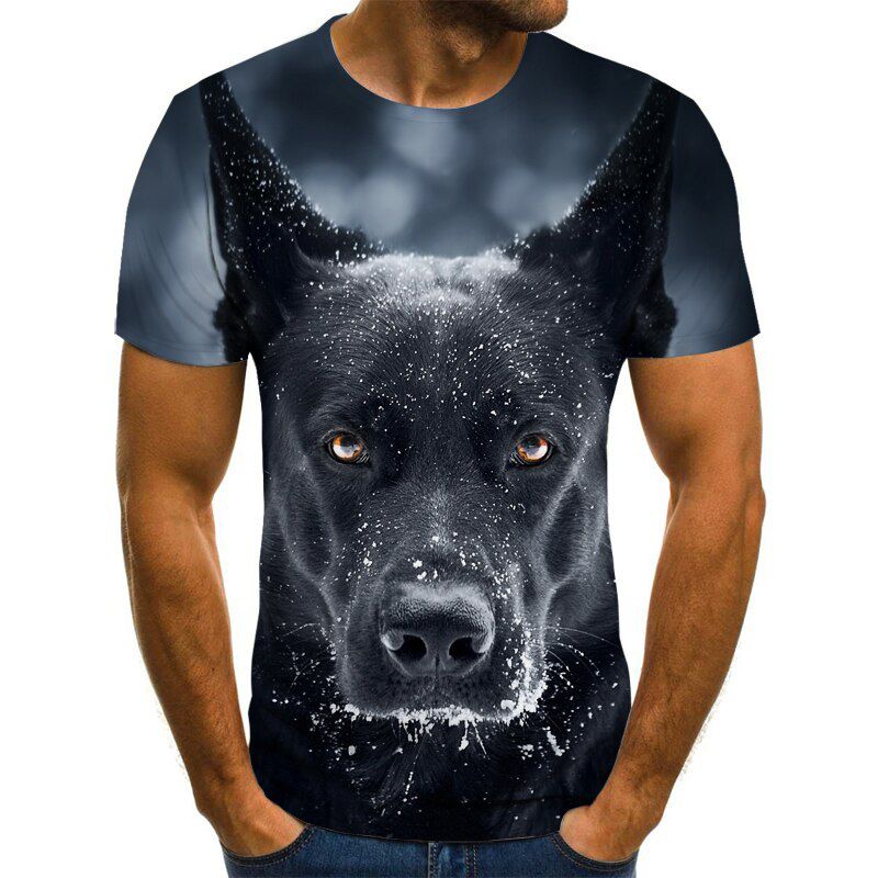 New Summer T shirt Men Streetwear Funny sheep Short Sleeve Tees Tops  Male Clothes Casual 3D Print Tshirt