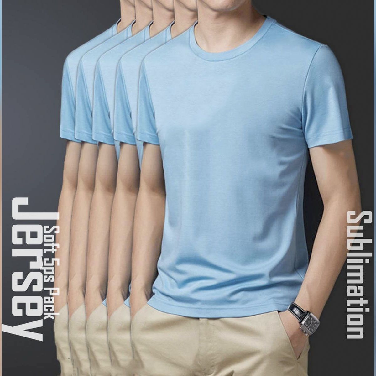 20ps blank Jersey t-shirt for sublimation print wholesale price 100% PVC t-shirt heat transfer print t-shirt