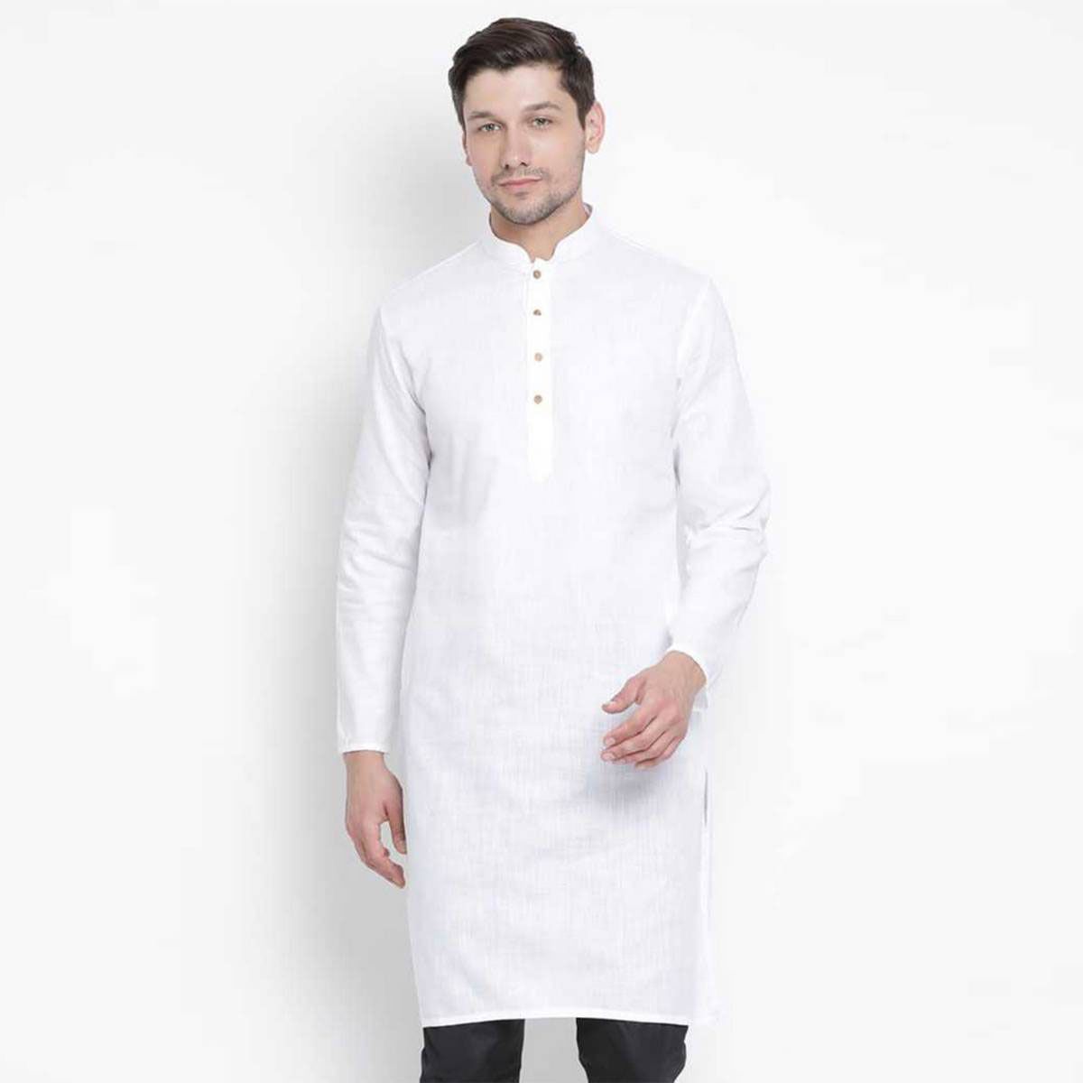 Special Cotton Panjabi for Man - White