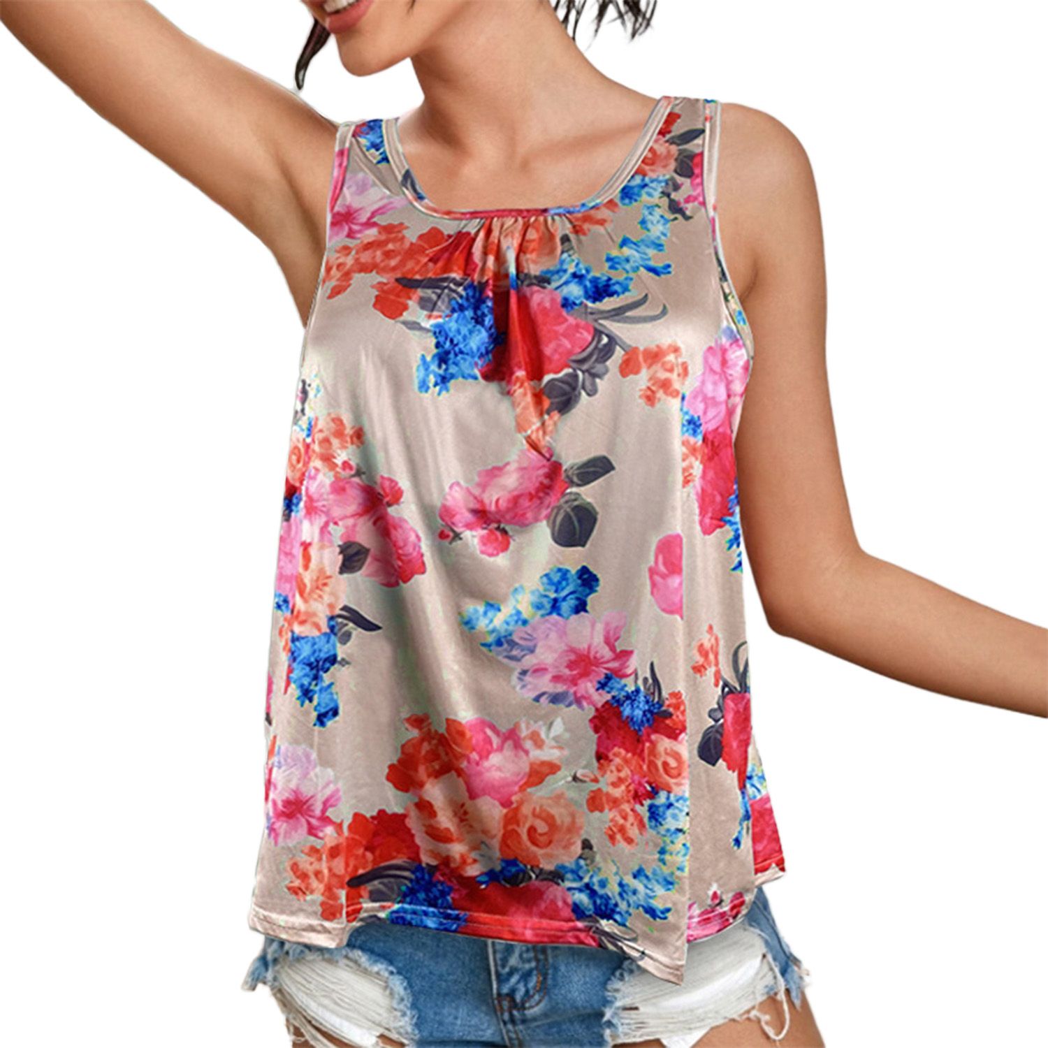 Sleeveless Top Exquisite Plus Size Sleeveless Top