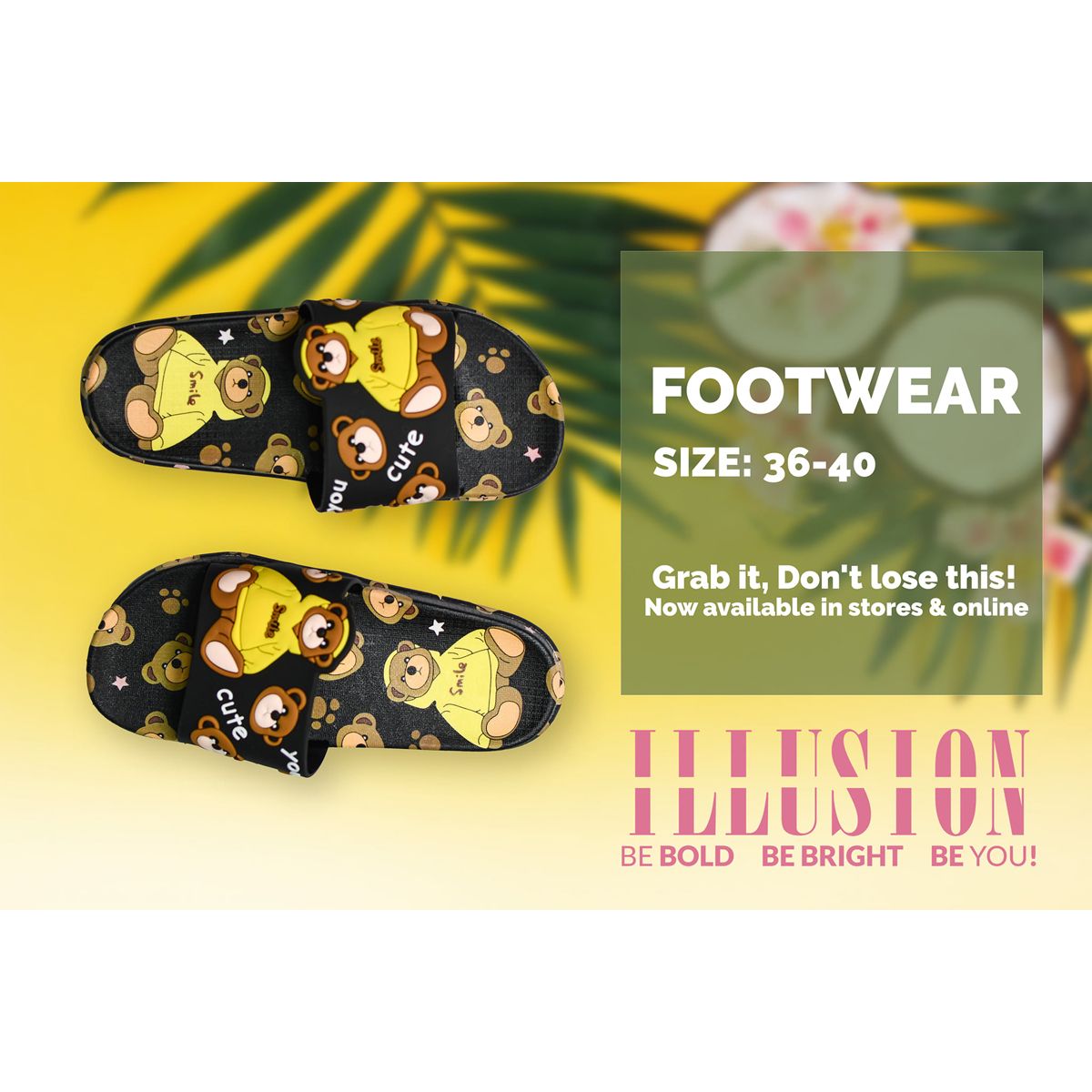 Bear design Slipper