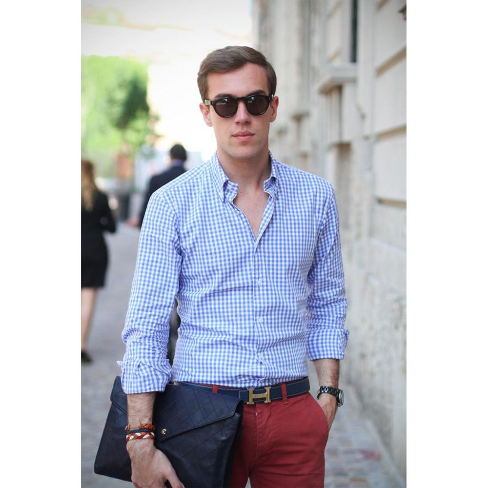 Fashionable Step Design  Slim fit Full sleeve shirt