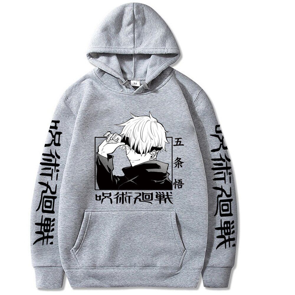 Jujutsu Kaisen Anime Hoodie Long Sleeve Loose Harajuku Streetwear  Hop Uniex
