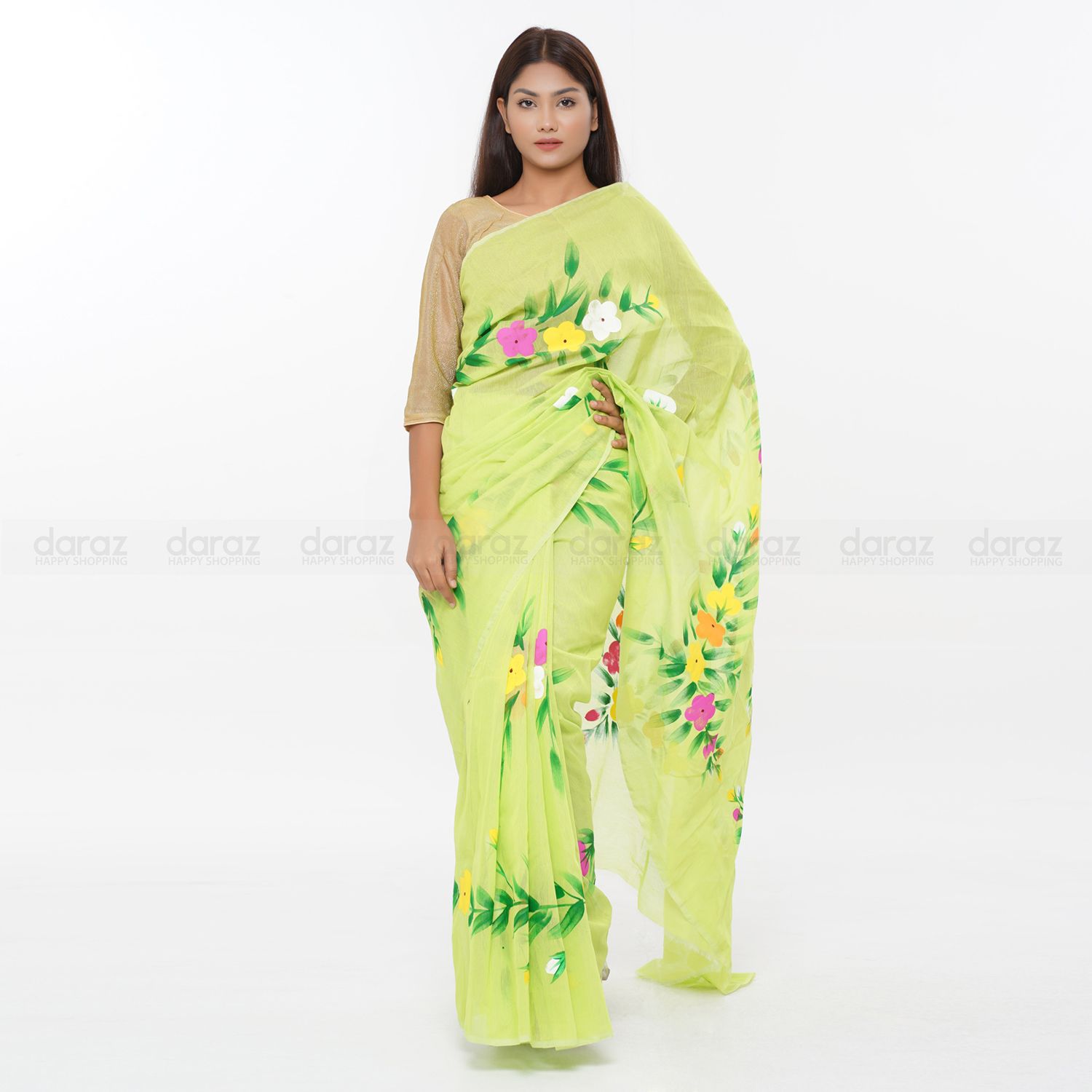 Catching Collection Trendy Design Dhupiyan Silk Saree For Women