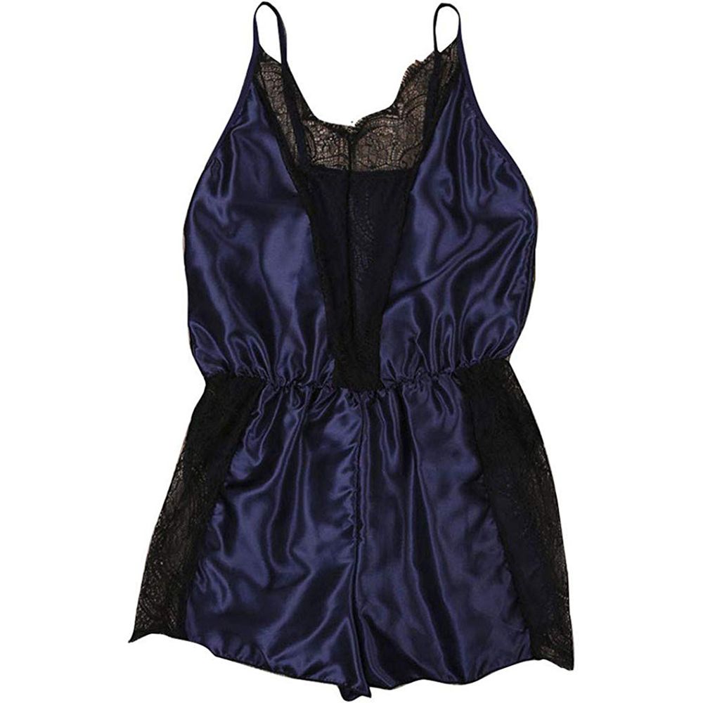 Women Adjustable Straps Waist Tight Bodysuit Sleepwear