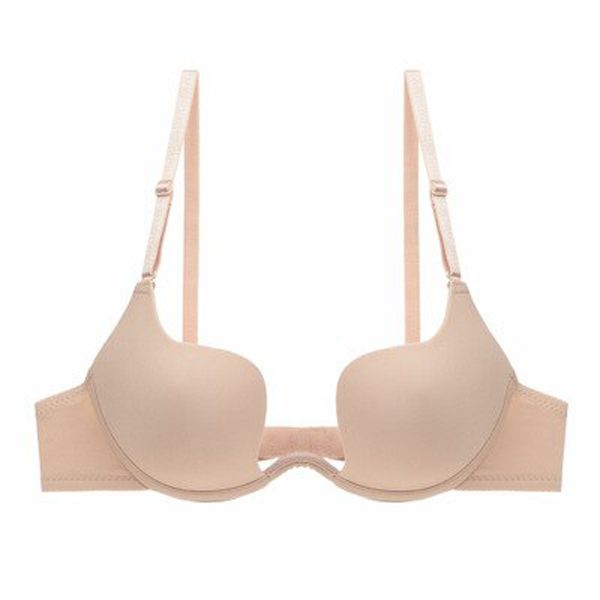 2019  Women Lingerie U Backless Bras Underwear Deep U for Wedding Dress Strapless Push Up Bra Intimates Female DropShip