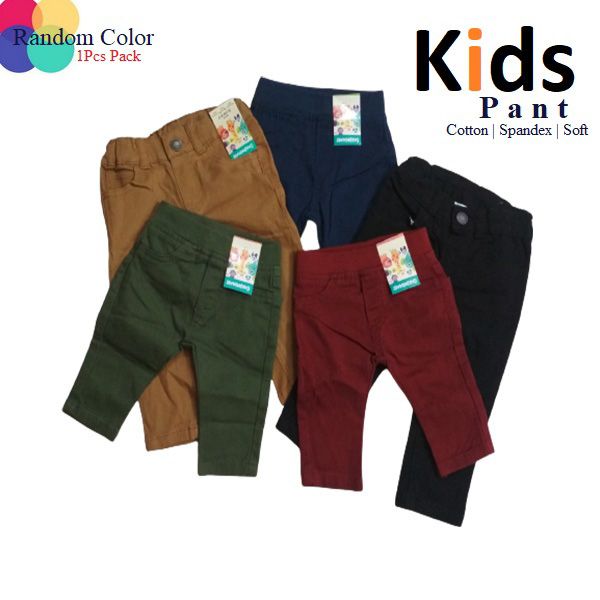 Cotton spandex soft kids boys Pant by selaie