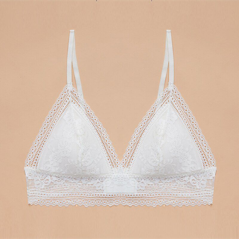 Bra Woman Lace Bralette Push Up Bras Deep V Wireless Underwear Female Seamless Brassiere Triangle Cup Lingerie Bralet Top