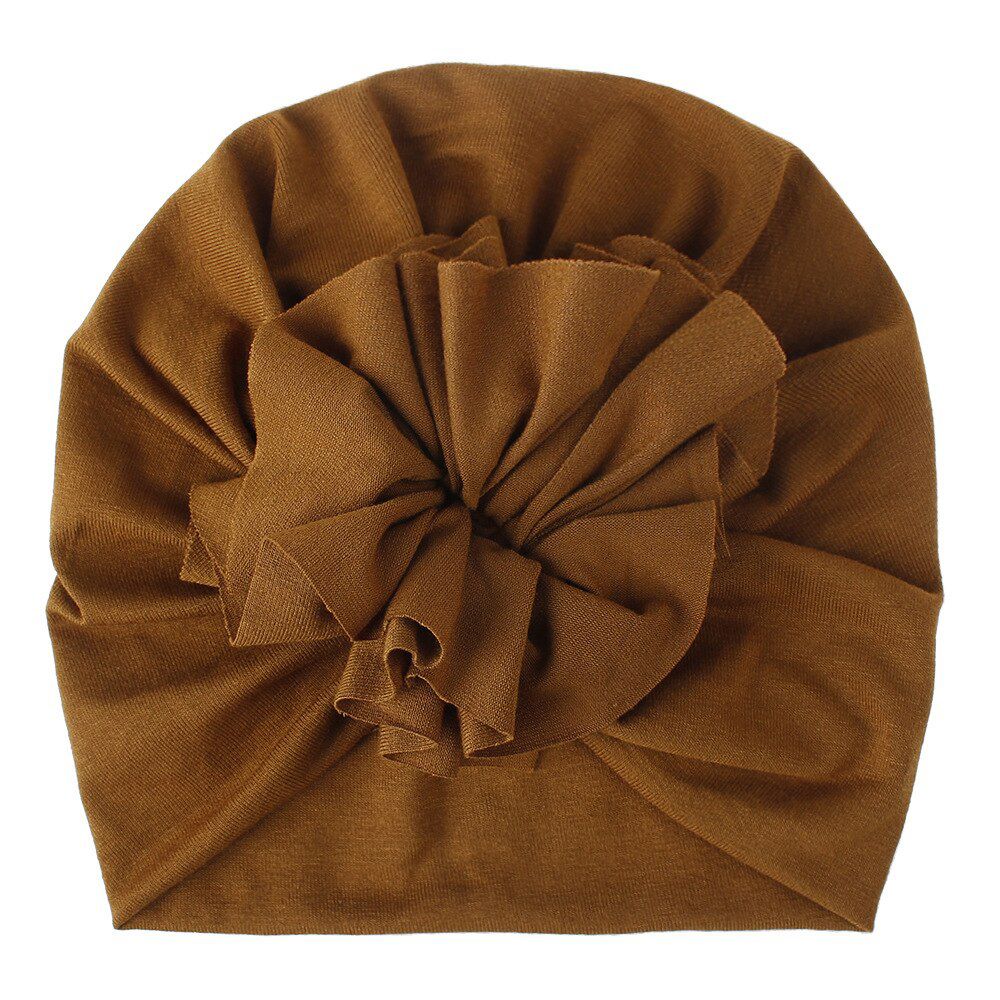 Fashion Flower Cotton Hats For Newborn Baby Elastic Turban Hats Caps Girls 18 Colors Soft Warm Hat