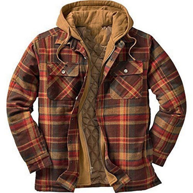 Riinr Cotton Jacket European And American Autumn and Winter Thick Warm Fashion Long-sleeved Loose Hooded Cotton Jacket
