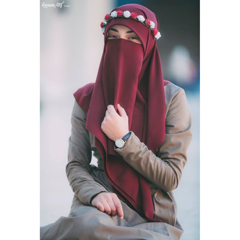 Instant Ready Hijab With Niqab For Woman - Hijab