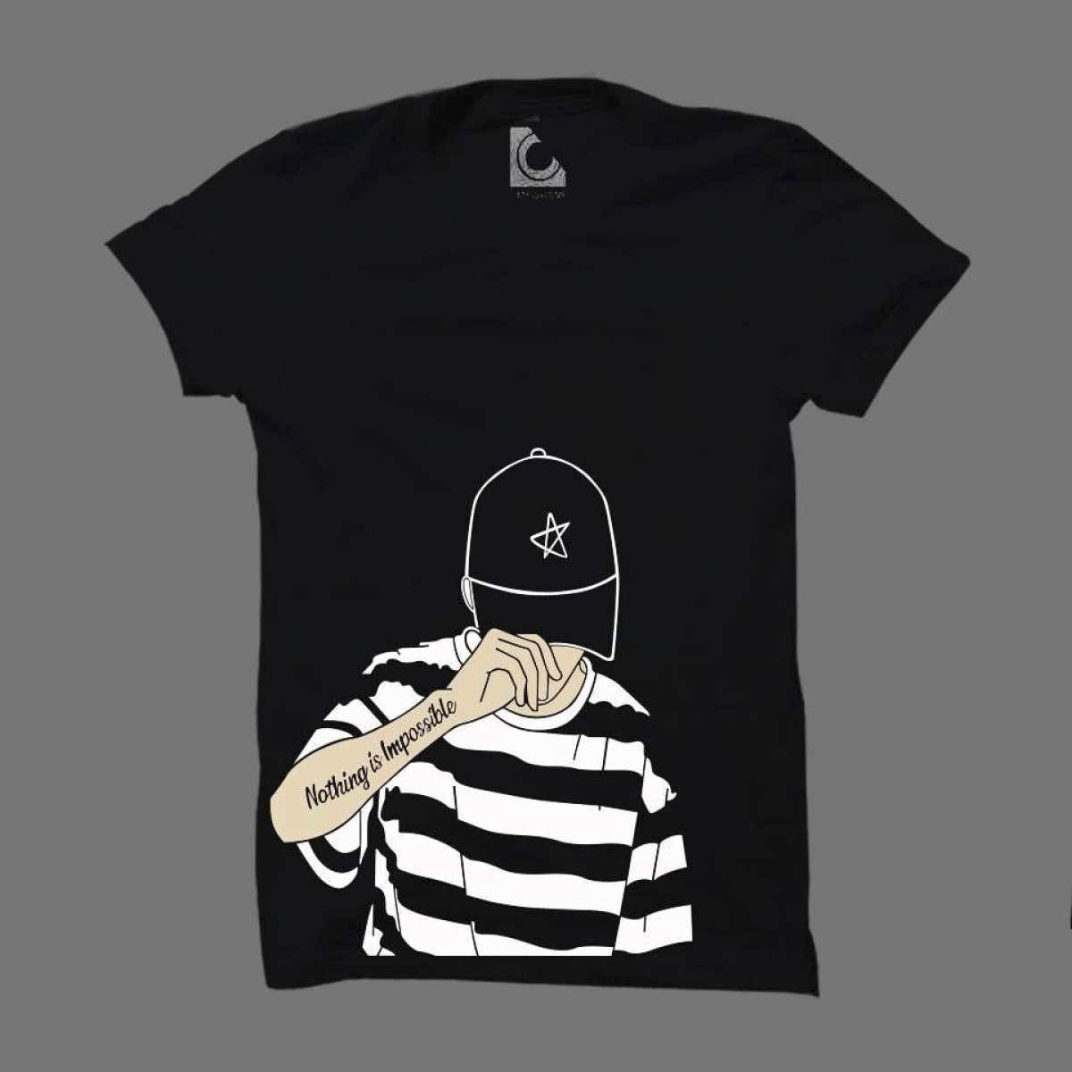 Nothing Is Impossible ( Men's Half Sleeve T shirt)