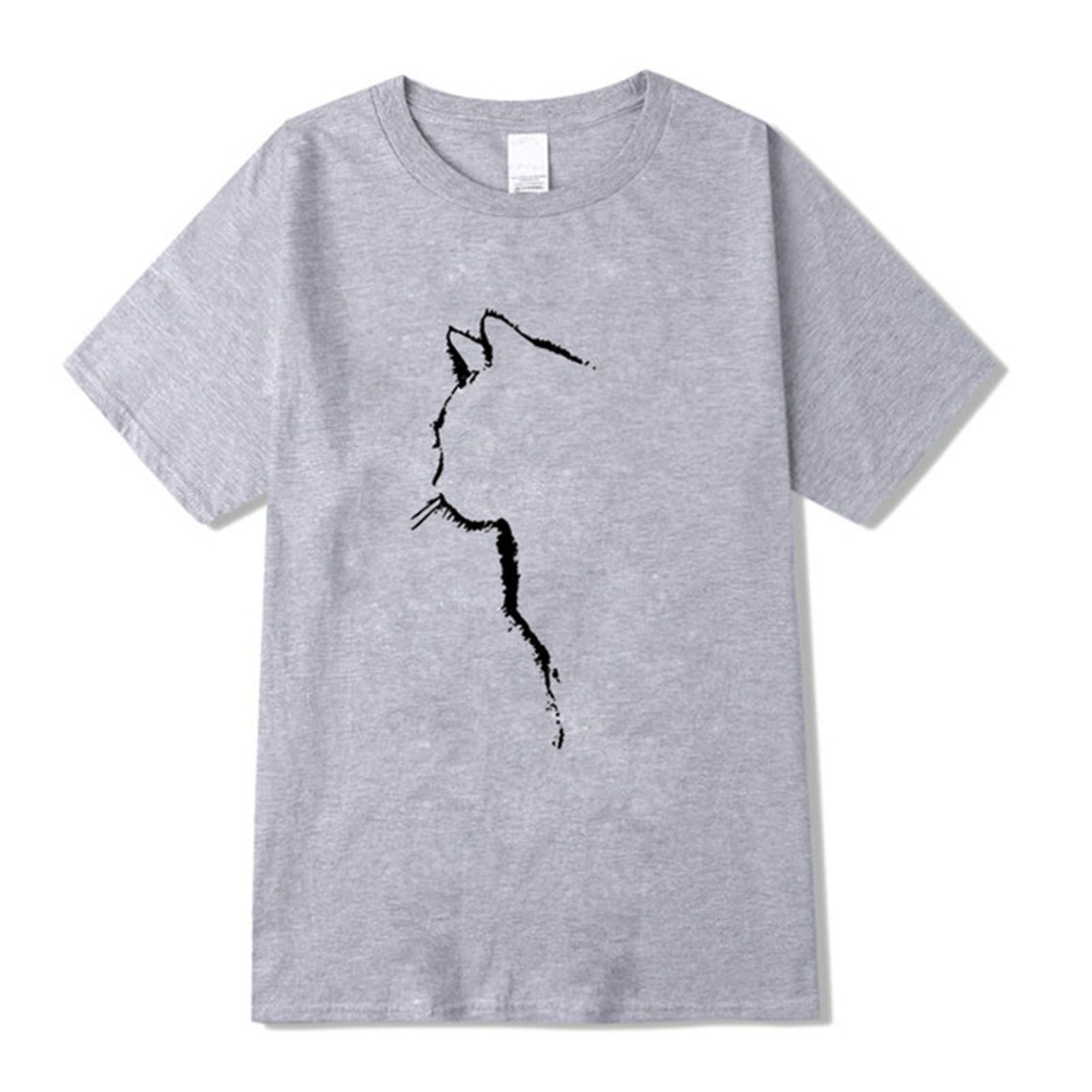 Summer T-shirt Comforle Young Style Uni Men T-shirt