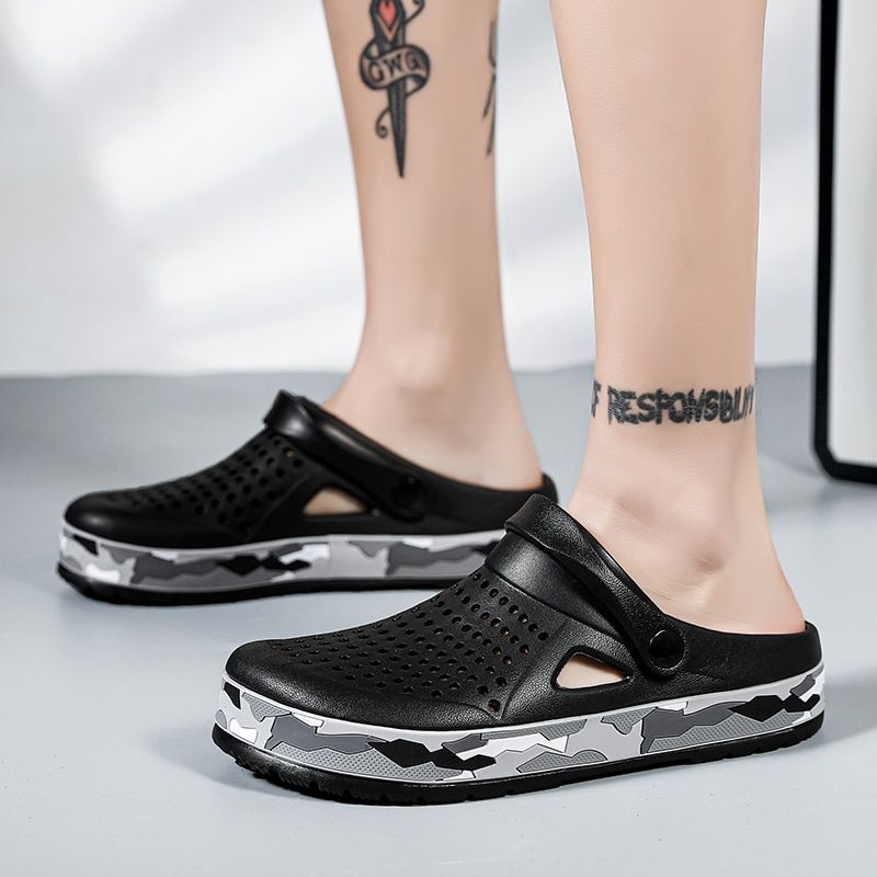 2021 New menks Shoes Male Mens Shoes mens Sandals Sandalias Summer Shoes Sandalen Slippers Sandalet hombre Sandali men Clogs