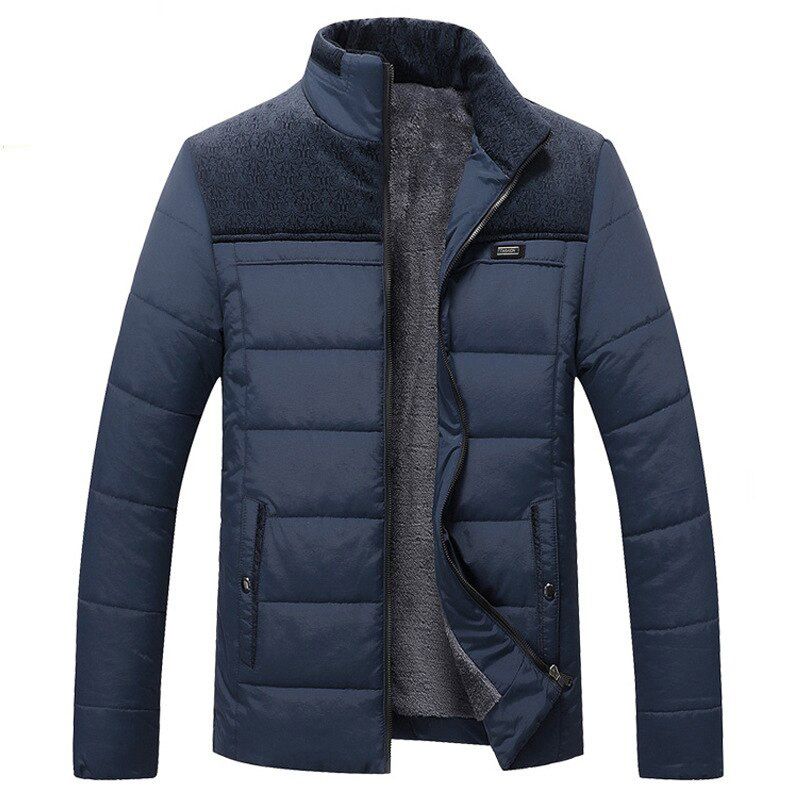 DAVYDAISY Man Winter Parkas Men Fashion Causal Stand Collar Male Parka Jacket Thick Warm Mens Winter Coat Jackets DCT-288