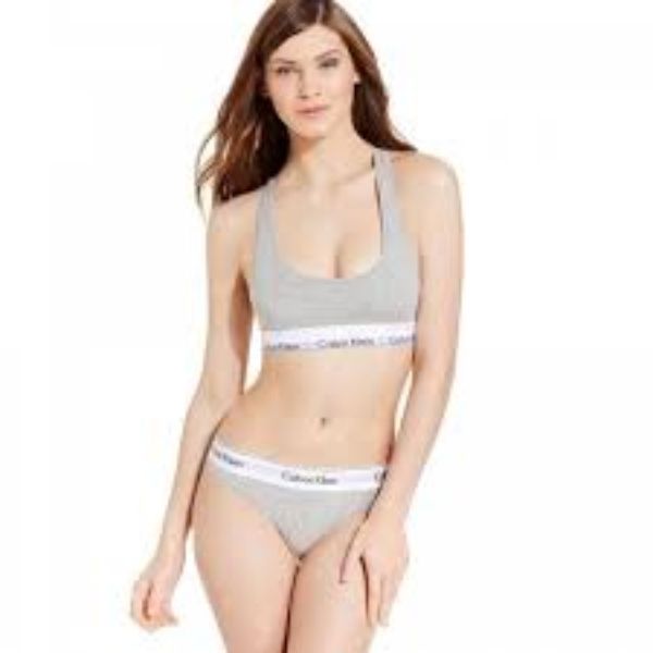 Women's Modern Bralette Cotton Bra and Panty Set-Boxed