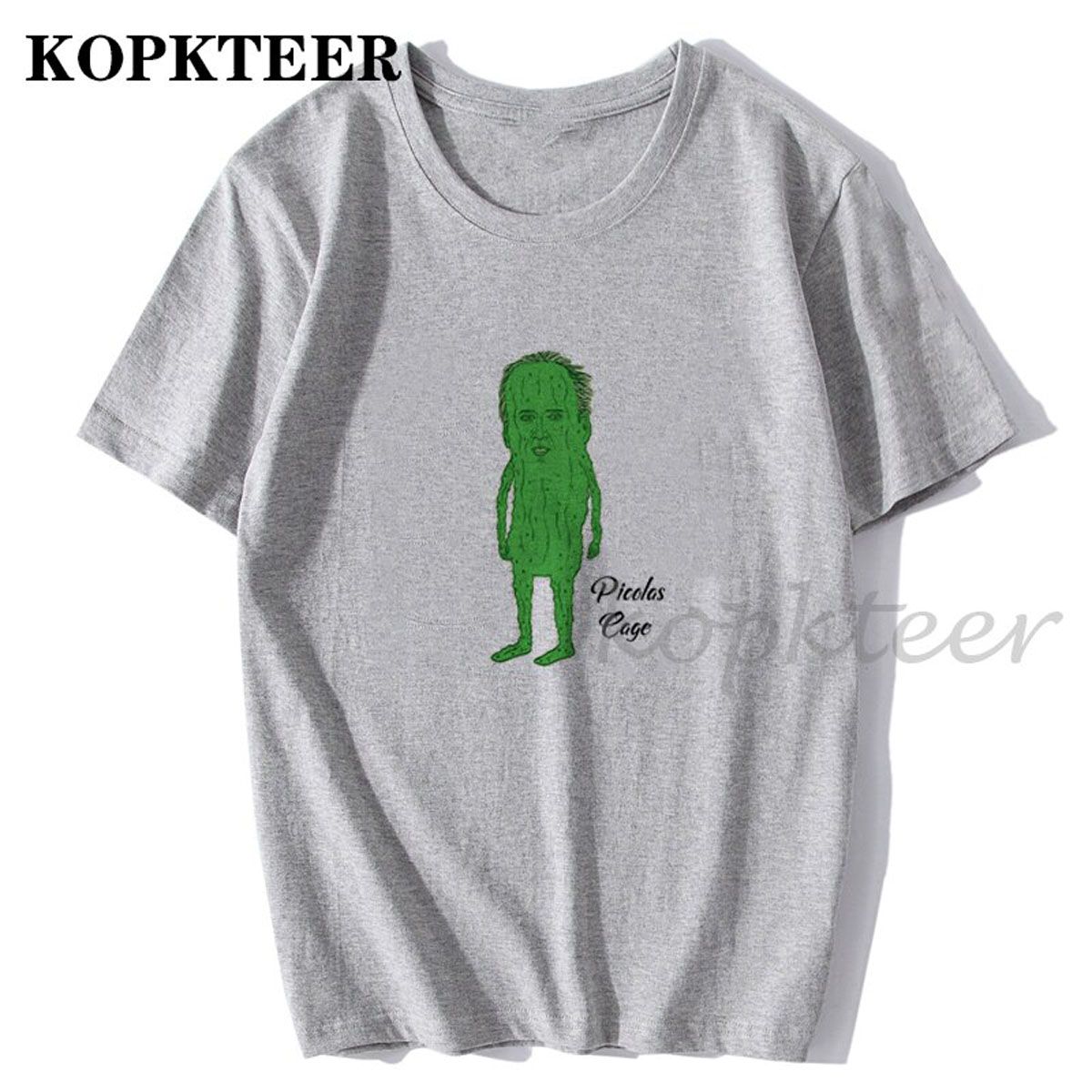Picolas Cage T - Shirt Men's Nicolas Cage T Shirt Nicolas Cage Funny Weird Creepy Raising Arizona Green Pickles Valley T Shirts