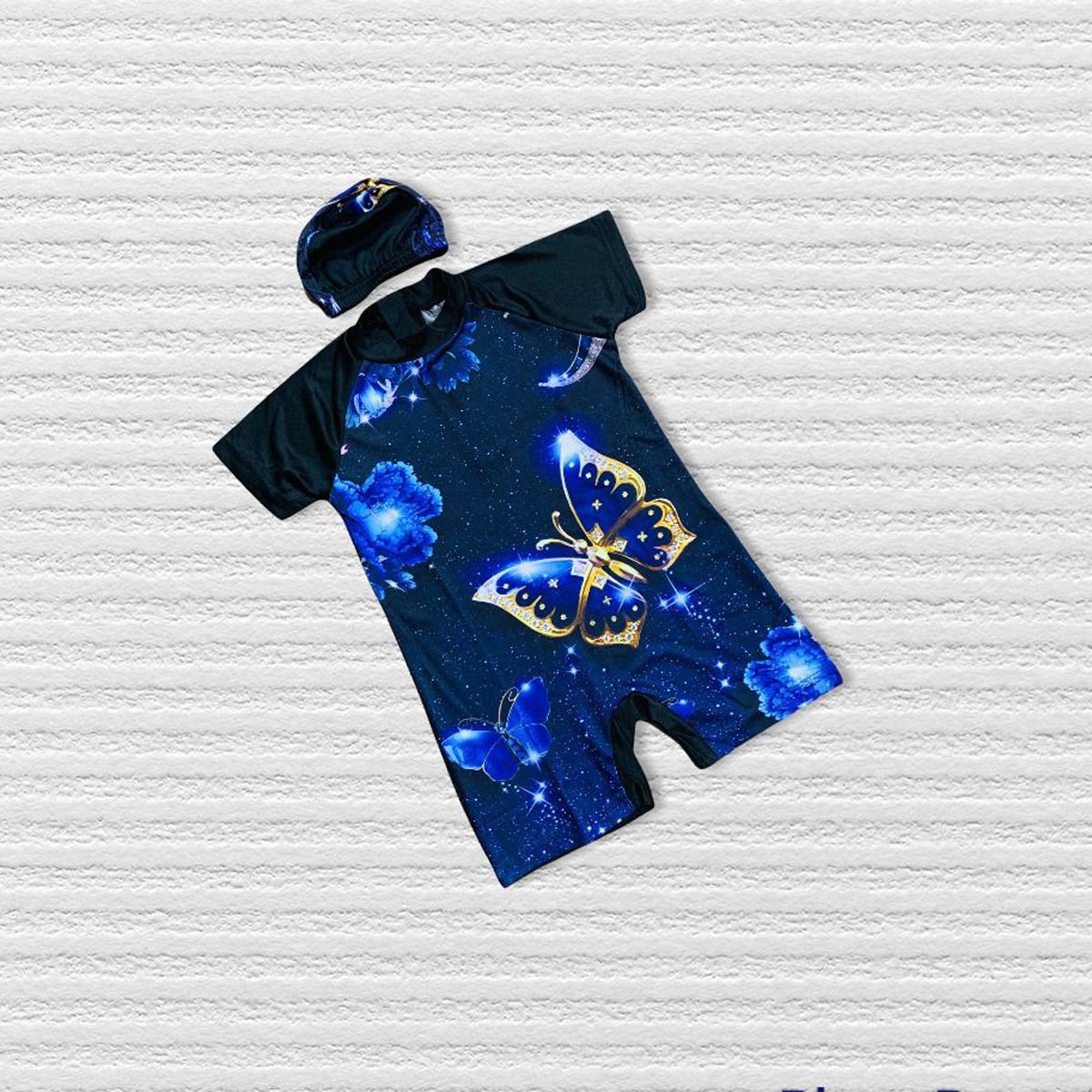 OFFTEX BUTTERFLY SWIMMING SUIT WITH CAP