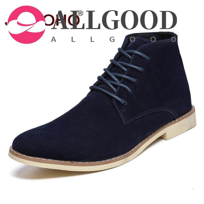 Mens Winter Shoes Fashion Men Suede Boots Pointed Toe Casual Men Shoes Winter Men Boots Cheap Male Boots
