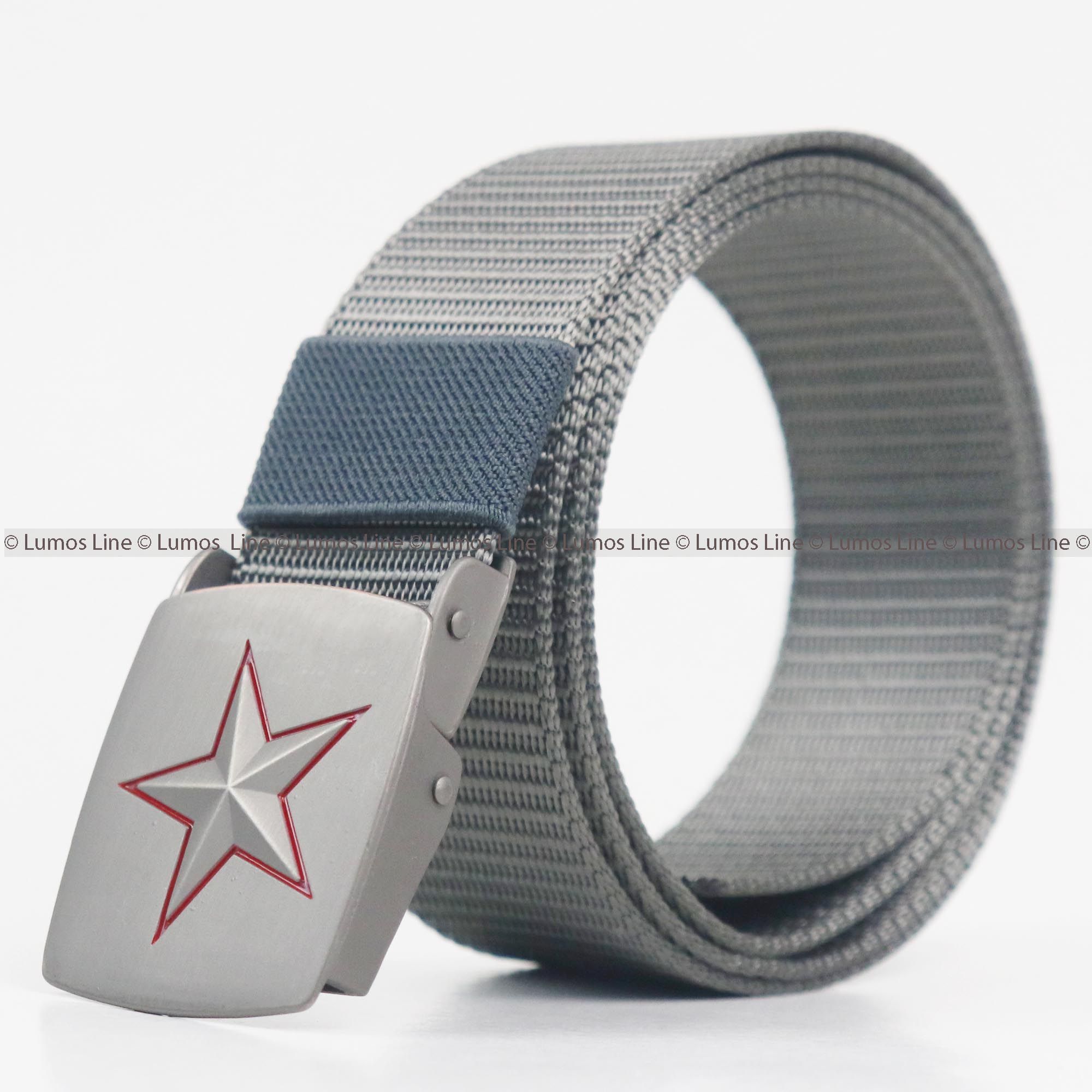 Canvas Tactical Casual Metal Star Buckle Belts - Belt For Men